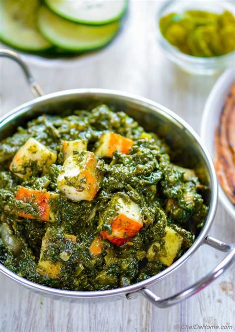 saagl|Palak (Spinach) Paneer Recipe by Manjula .
